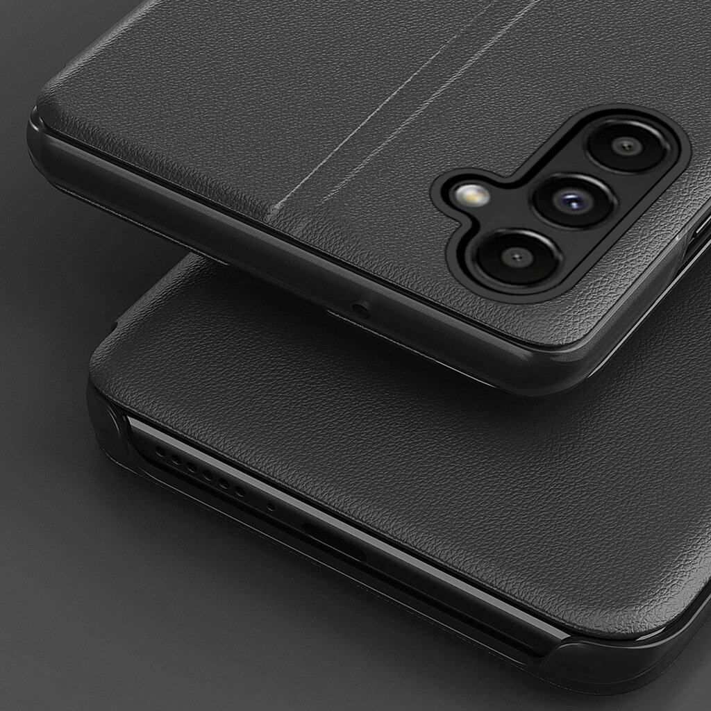 Eco Leather View skirtas Samsung Galaxy S23+, juoda kaina ir informacija | Telefono dėklai | pigu.lt