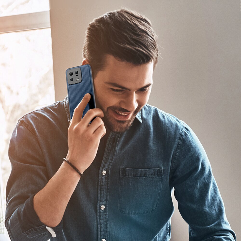 Dux Ducis Fino skirtas Xiaomi 13, mėlyna kaina ir informacija | Telefono dėklai | pigu.lt
