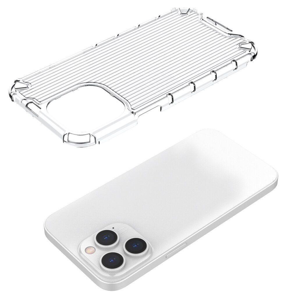 Ombre Protect Case for iPhone 14 Pro Max pink and blue armored case kaina ir informacija | Telefono dėklai | pigu.lt