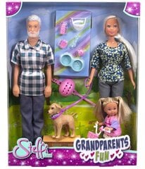 Steffi Бабушка и дедушка с внучкой Simba цена и информация | Игрушки для девочек | pigu.lt