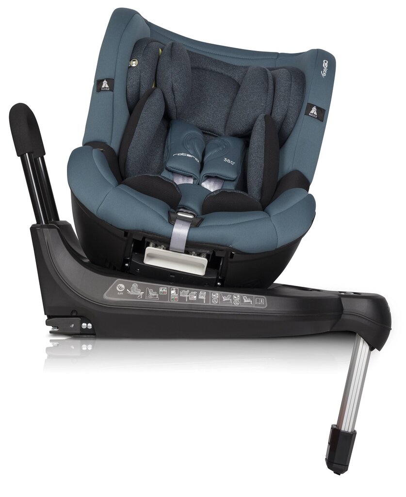 Easy Go Automobilinė kėdutė Rotario 2021 isofix 0-18 kg. 360, Dive kaina ir informacija | Autokėdutės | pigu.lt