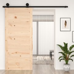 Tvarto durys, 90x1,8x204,5cm, pušies medienos masyvas цена и информация | Межкомнатные двери | pigu.lt
