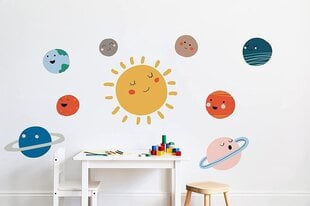 Настенная наклейка Wall4Stickers, Солнечная система цена и информация | Интерьерные наклейки | pigu.lt