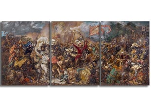 Trijų dalių paveikslas Žalgirio mūšis цена и информация | Репродукции, картины | pigu.lt