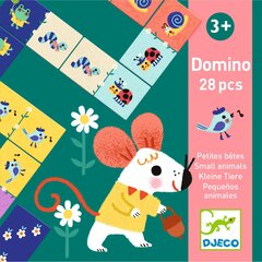 Domino - Mažieji gyvūnai (28 vnt.), DJECO DJ08255 kaina ir informacija | Stalo žaidimai, galvosūkiai | pigu.lt