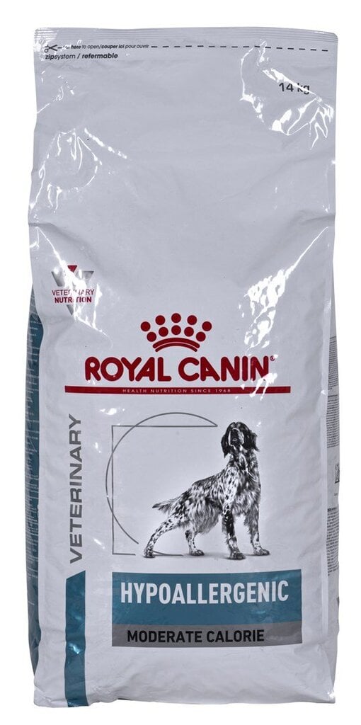 Royal Canin hipoalerginis vidutinio kaloringumo sausas maistas šunims, 14 kg kaina ir informacija | Sausas maistas šunims | pigu.lt