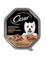 Cesar su jautiena, kalakutiena ir žolelėmis, 14x150 g kaina ir informacija | Konservai šunims | pigu.lt