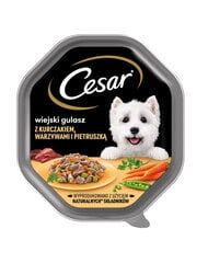 Cesar su vištiena, daržovėmis ir petražolėmis, 14x150 g kaina ir informacija | Konservai šunims | pigu.lt