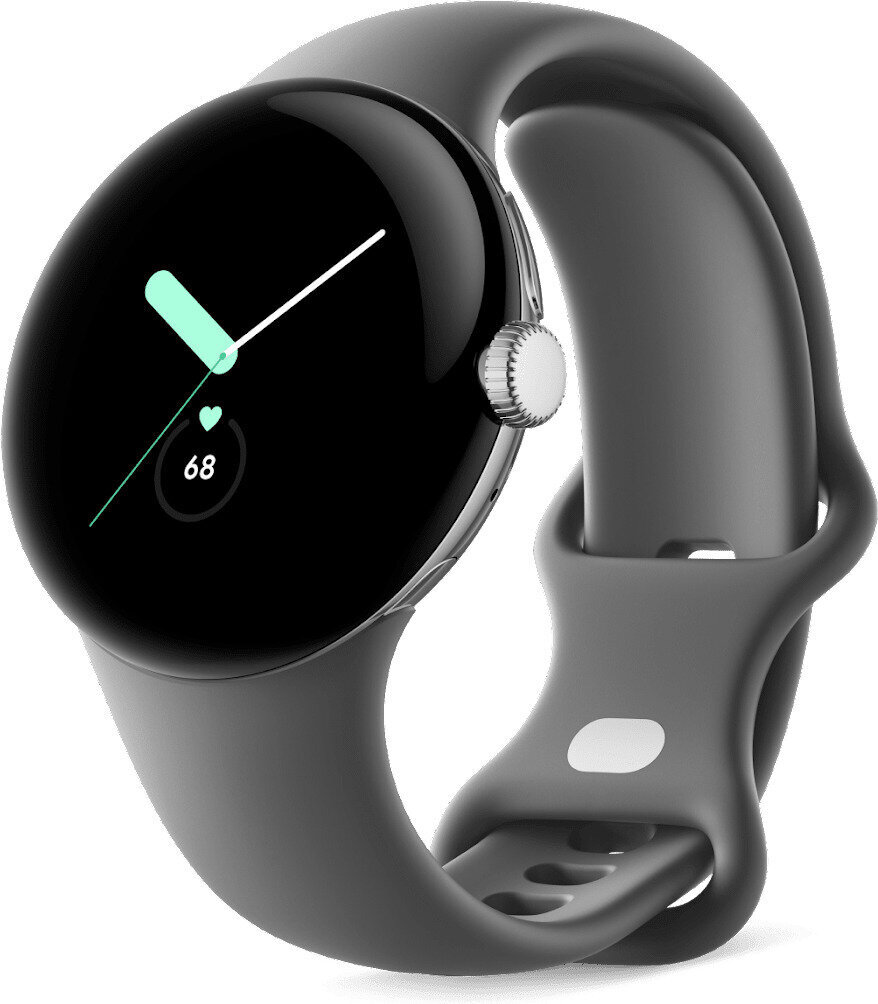 Google Pixel Watch Polished Silver/Charcoal kaina ir informacija | Išmanieji laikrodžiai (smartwatch) | pigu.lt