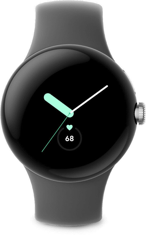 Google Pixel Watch Polished Silver/Charcoal kaina ir informacija | Išmanieji laikrodžiai (smartwatch) | pigu.lt