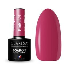 Набор для гель-лака Claresa Pink 524 цена и информация | Средства для маникюра и педикюра | pigu.lt