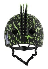 Vaikiškas dviratininko šalmas C-Preme T-Rex Bonez, juodas цена и информация | Шлемы | pigu.lt