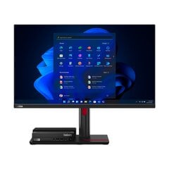 Lenovo ThinkCentre TIO Flex 27i kompiuterio monitorius 68,6 cm (27") 1920 x 1080 pikseliai „Full HD“ LED Juoda kaina ir informacija | Monitoriai | pigu.lt