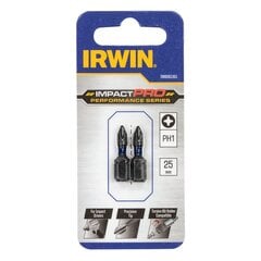 Sukimo antgalis Irwin PH1 25 mm, 2 vnt. цена и информация | Механические инструменты | pigu.lt