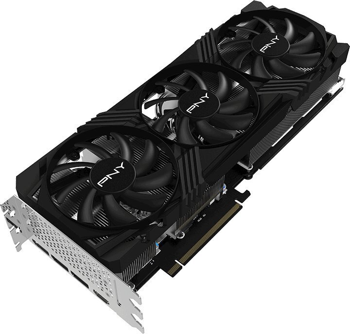 PNY GeForce RTX 4070 Ti 12GB VERTO Triple Fan DLSS 3 (VCG4070T12TFXPB1) kaina ir informacija | Vaizdo plokštės (GPU) | pigu.lt