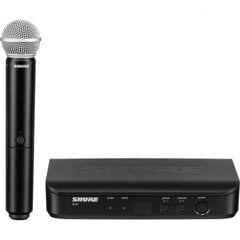 Bevielio mikrofono sistema Shure BLX24E/PG58-K14 kaina ir informacija | Mikrofonai | pigu.lt