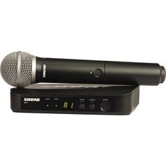 Bevielio mikrofono sistema Shure BLX24E/PG58-K14 kaina ir informacija | Mikrofonai | pigu.lt