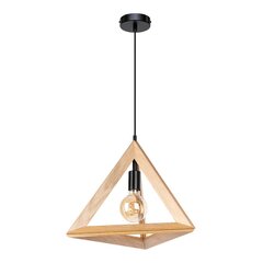Подвесной светильник из дерева Тригонон цена и информация | Люстры | pigu.lt