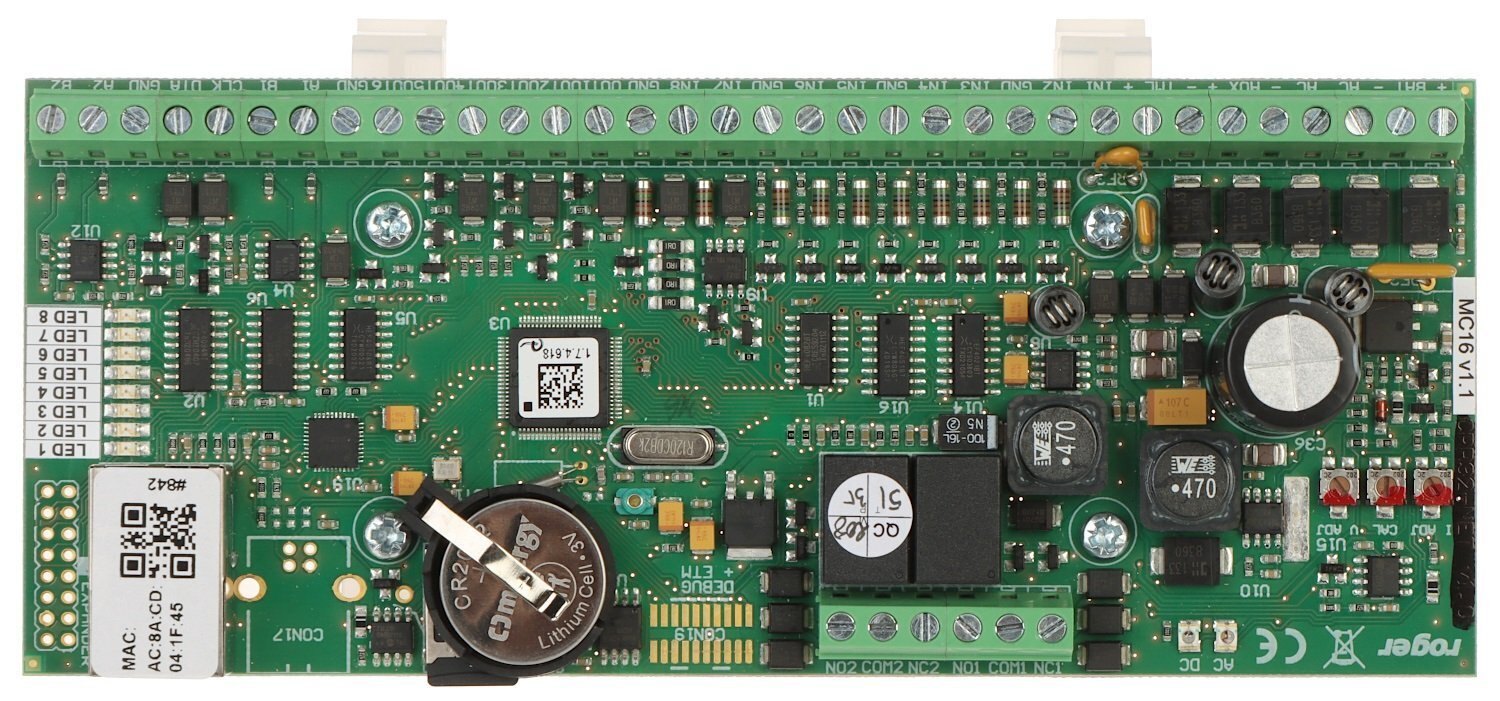 Prieigos kontrolieriaus modulis Roger MC16-PAC-ST-2 kaina ir informacija | Apsaugos sistemos, valdikliai | pigu.lt
