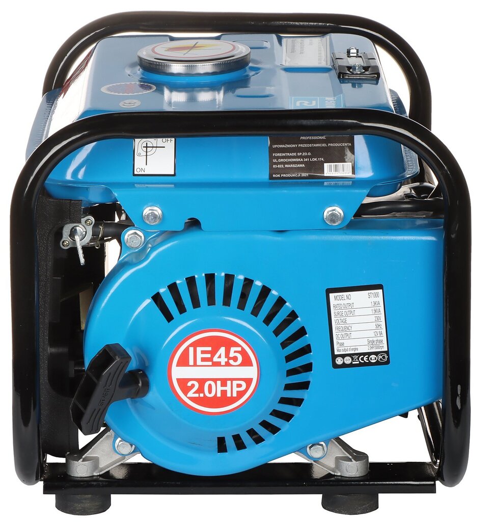 Benzininis elektros generatorius Kraft&Dele KD-109N, 800 W kaina ir informacija | Elektros generatoriai | pigu.lt