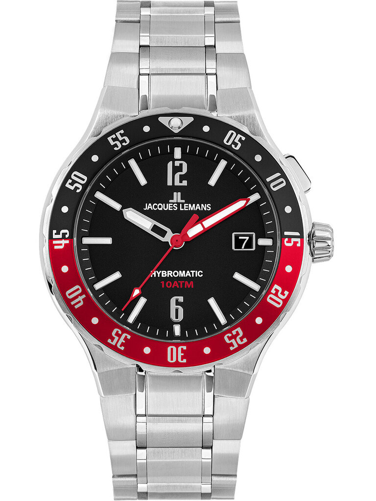 Laikrodis vyrams Jacques Lemans 1-2109F цена и информация | Vyriški laikrodžiai | pigu.lt