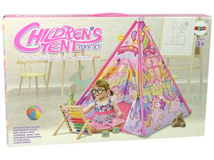Детская палатка с подсветкой Единорог LeanToys цена и информация | Детские игровые домики | pigu.lt
