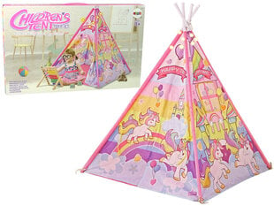 Детская палатка с подсветкой Единорог LeanToys цена и информация | Детские игровые домики | pigu.lt