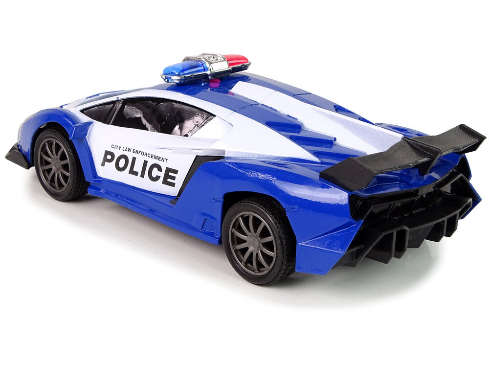 Nuotoliniu būdu valdomas policijos automobilis kaina ir informacija | Žaislai berniukams | pigu.lt