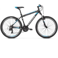 Kalnų dviratis Kross 26", juodas kaina ir informacija | Dviračiai | pigu.lt