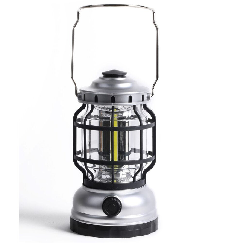 Turistinė lempa Bestron LED 4,5V, 3x AA - Silver цена и информация | Žibintai ir prožektoriai | pigu.lt