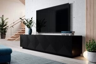 ТВ столик Bogart Asha 200, черный цвет цена и информация | Тумбы под телевизор | pigu.lt