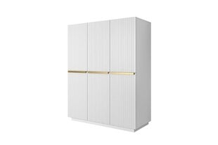 Шкаф с ящиками Bogart Nicole 150, белый цвет цена и информация | Шкафы | pigu.lt