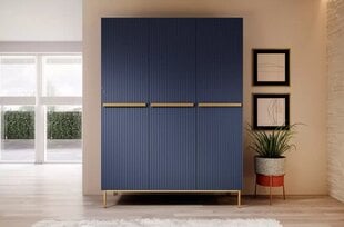 Шкаф с ящиками Bogart Nicole 150, синий цвет цена и информация | Шкафы | pigu.lt