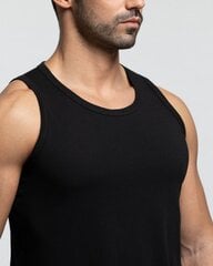 Pompea marškinėliai vyrams Pompea Cotton Planet, juodi цена и информация | Мужские футболки | pigu.lt