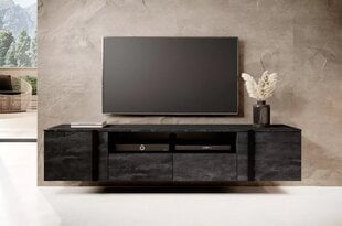 ТВ столик Bogart Verica 200, черный цвет цена и информация | Тумбы под телевизор | pigu.lt