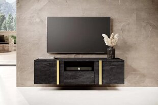 ТВ столик Bogart Verica 150, черный цвет цена и информация | Тумбы под телевизор | pigu.lt