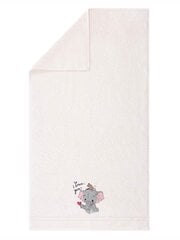 Spiin vaikiškas vonios rankšluostis Dramblys, 70x140 cm kaina ir informacija | Rankšluosčiai | pigu.lt