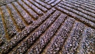 Tekstilinis kilimėlis guminiu pagrindu, 150x90x1cm цена и информация | Придверные коврики | pigu.lt