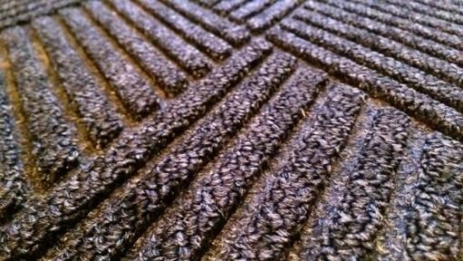 Tekstilinis kilimėlis guminiu pagrindu, 150x90x1cm kaina ir informacija | Durų kilimėliai | pigu.lt