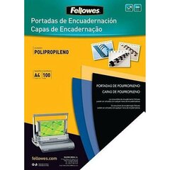 обложка Fellowes 100 штук Связывание Чёрный цена и информация | Kanceliarinės prekės | pigu.lt