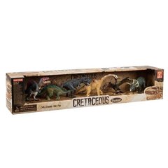 Движущиеся фигурки динозавров Kruzzel 19745, 6 шт. цена и информация | Игрушки для мальчиков | pigu.lt