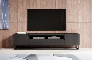 ТВ столик Bogart Loftia 200, черного цвета цена и информация |  Тумбы под телевизор | pigu.lt