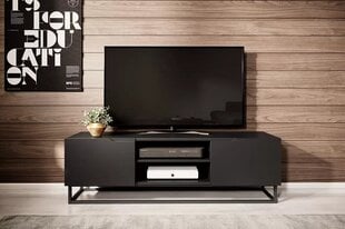 ТВ столик Bogart Loftia 200, черный цвет цена и информация | Тумбы под телевизор | pigu.lt