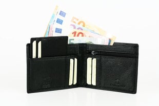 Piniginė vyrams Royal, juoda kaina ir informacija | Vyriškos piniginės, kortelių dėklai | pigu.lt