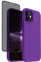 Soudberry Privacy Set skirtas Apple iPhone 12 Pro, violetinis kaina ir informacija | Telefono dėklai | pigu.lt