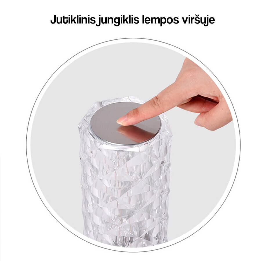 LED lempa su prisilietimo jutikliu kaina ir informacija | Interjero detalės | pigu.lt