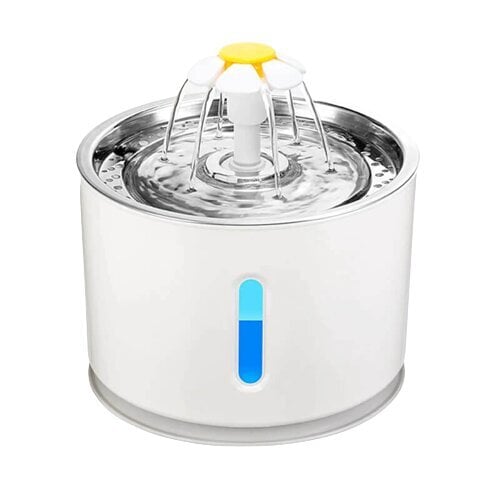 LED automatinė vandens gertuvė, balta kaina ir informacija | Dubenėliai, dėžės maistui | pigu.lt