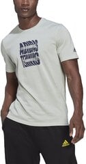 Мужская футболка Adidas M Tns Wmb G Tee Green HJ7792 HJ7792/L цена и информация | Мужские футболки | pigu.lt