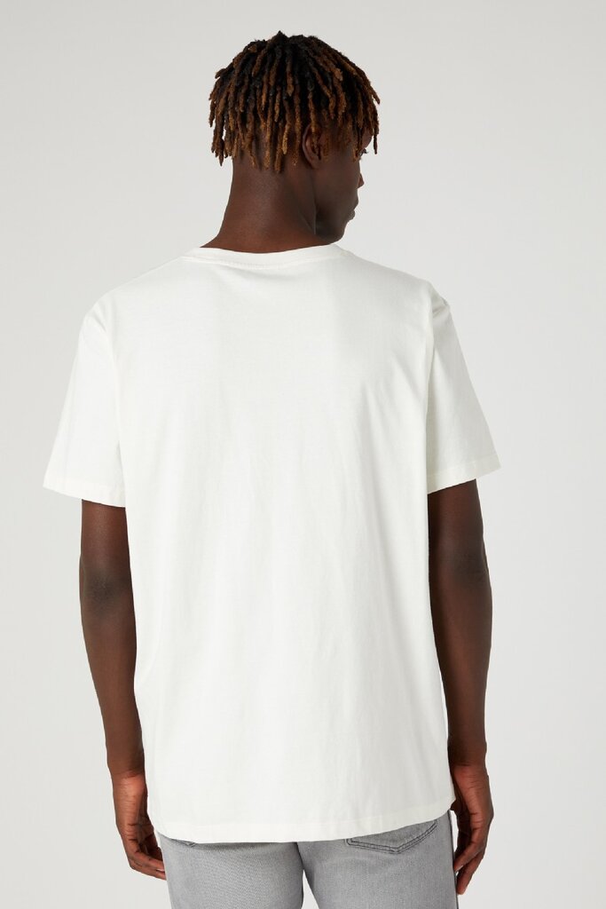 Marškinėliai vyrams Wrangler, balti kaina ir informacija | Vyriški marškinėliai | pigu.lt