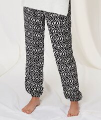 Zabaione женские брюки MARY PD*2211, черный/белый 4063942763309 цена и информация | Брюки | pigu.lt
